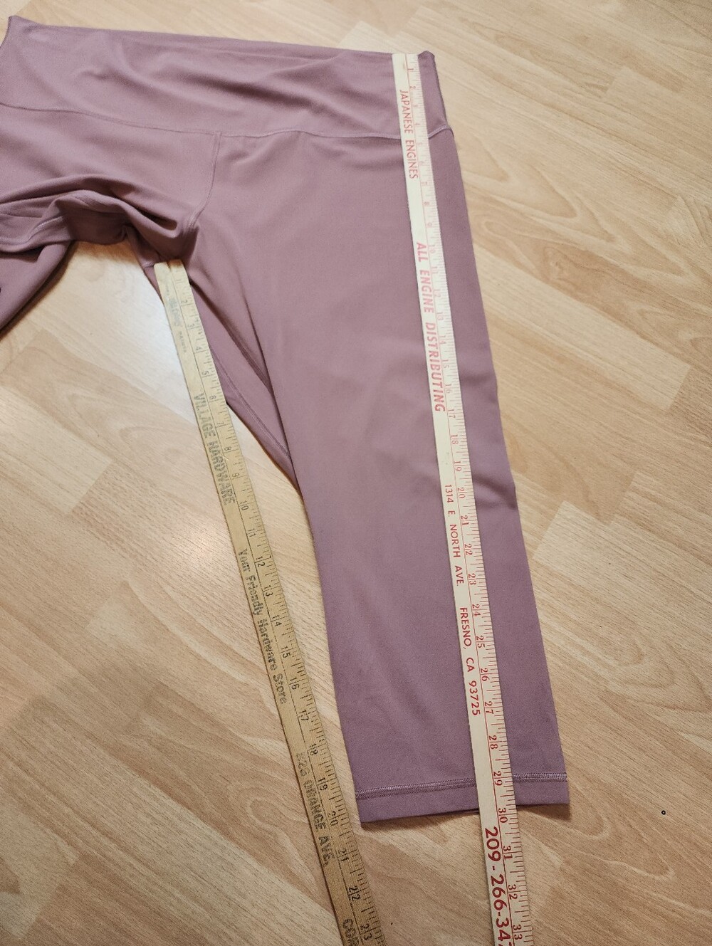 Lululemon Align High-Rise Crop 21" Pink Women's Plus Size 20 - Picture 10 of 12